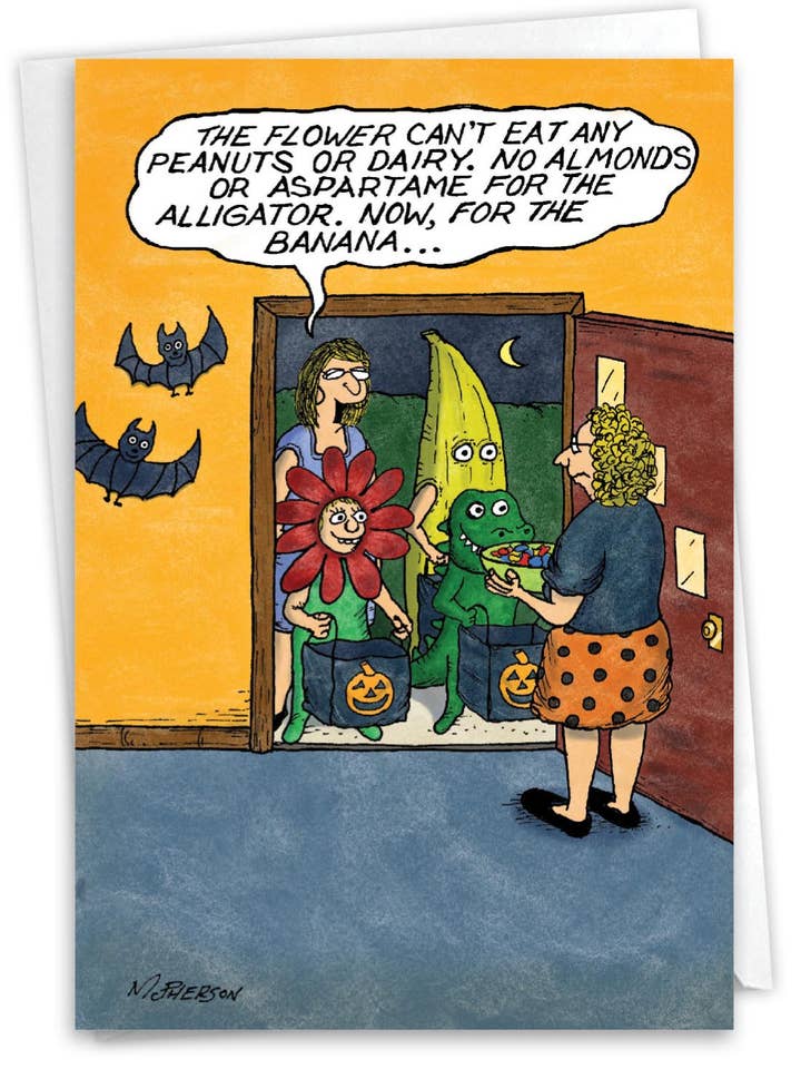 Cartão de Halloween - Trate Restrições por atacado de NobleWorks