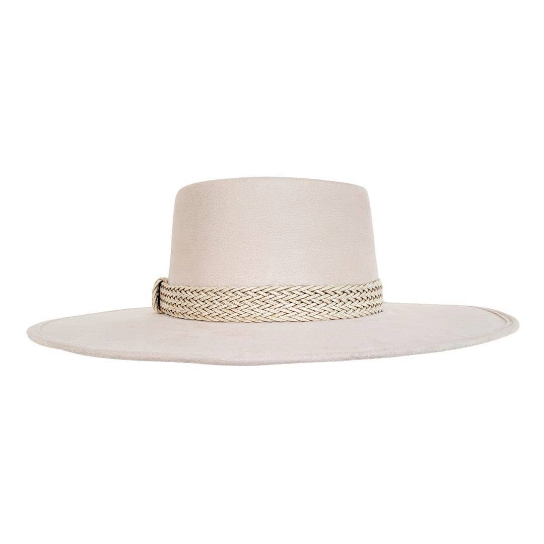 Beige LALA Women's Telescope Crown Hat for wholesale on Faire1