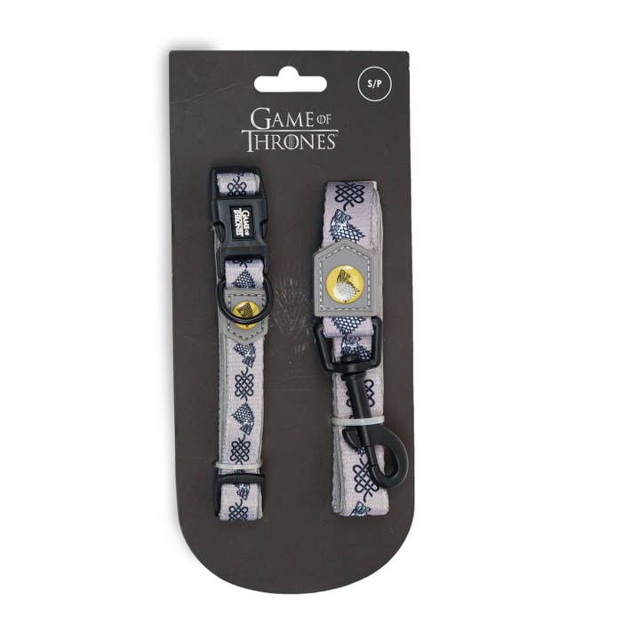 Dollar Paw - Wholesale Pet Collar - Dog - Game Of Thrones - Stark Collar And Leash Set