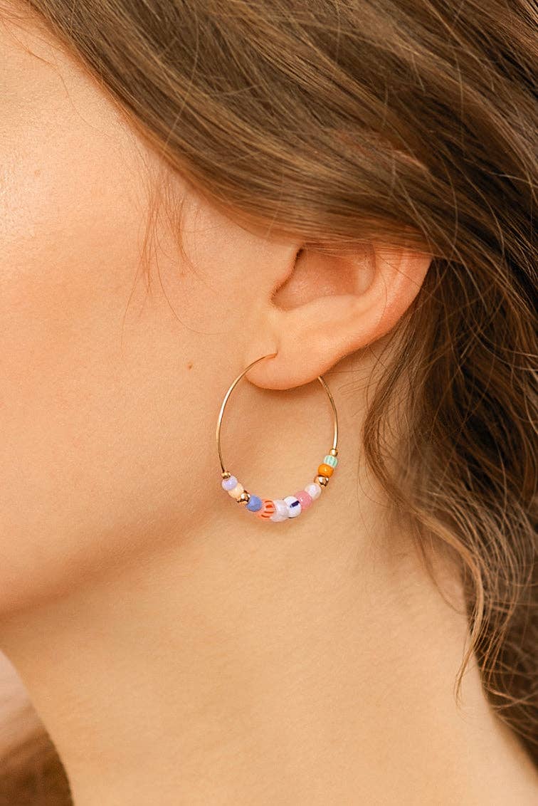 SAN SAN - Wholesale Hoop Earrings - Treasure Gold Filled Hoop Earrings1