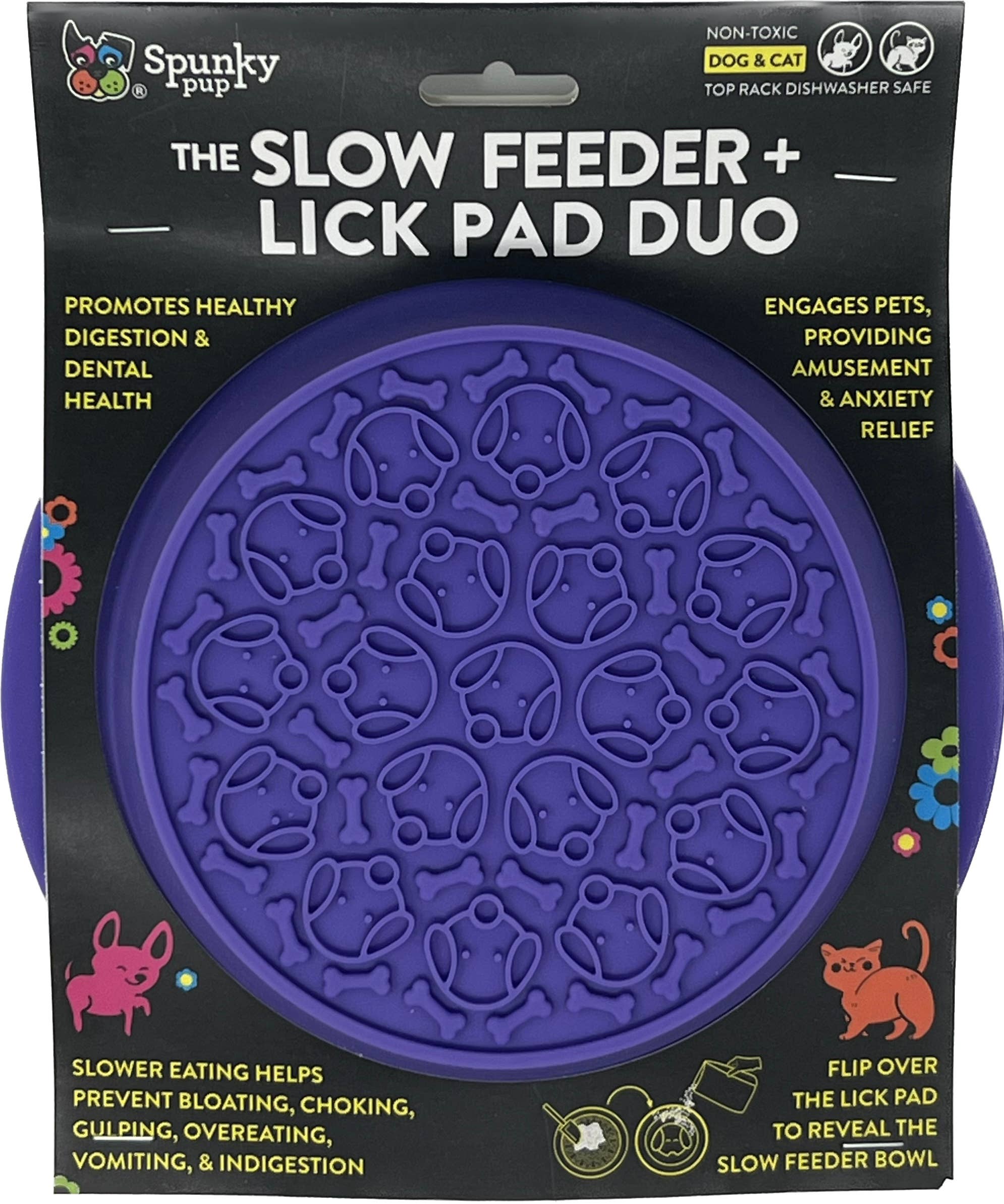 Spunky Pup - Wholesale Pet Elevated Bowl - Cat/Dog - Lick Pad + Slow Feeder DUO, Bowl0