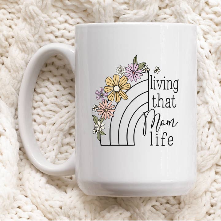 P E T I T R U E – wholesale Coffee mug – 15oz Mother's Day Mugs Mama Mom Life Coffee Mug