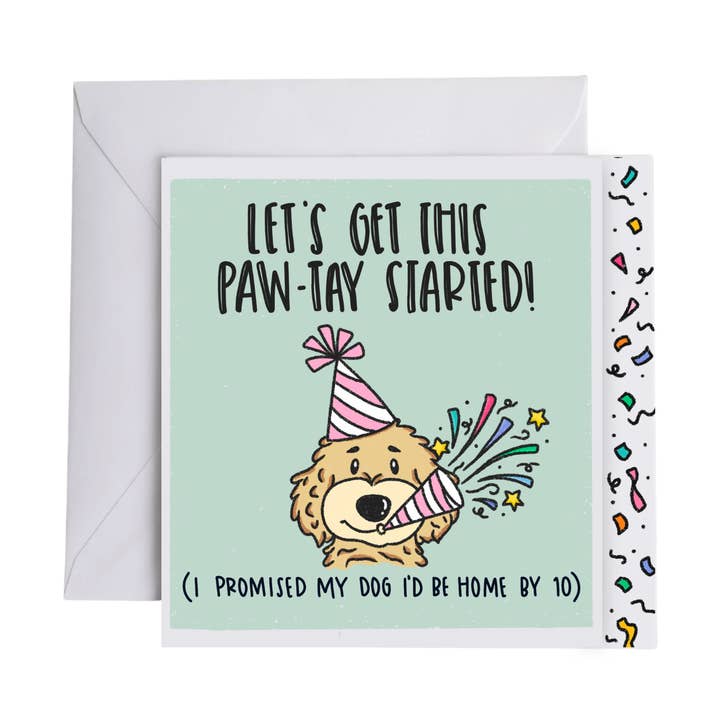 HAPPY BDAY PAWTAY for wholesale by Sugarpop Chic