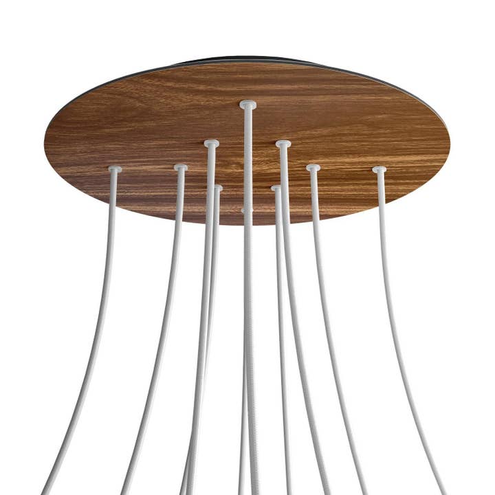 Rosette XXL Rose-One rund, diameter 400 mm med 10 huller og 4 huller for engroshandel hos LIGHTINUP S.R.L.