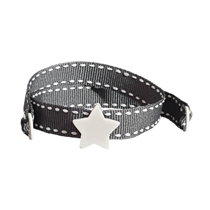 GREY WHITE STAR BRACELET for wholesale by Smartever Srl