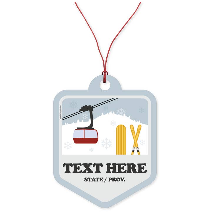 Ornament - AW Gondola Badge for wholesale by Morris Magnets