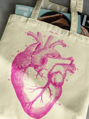 Totebag CORAZÓN para venta al por mayor de Wo! Design Studio & Store
