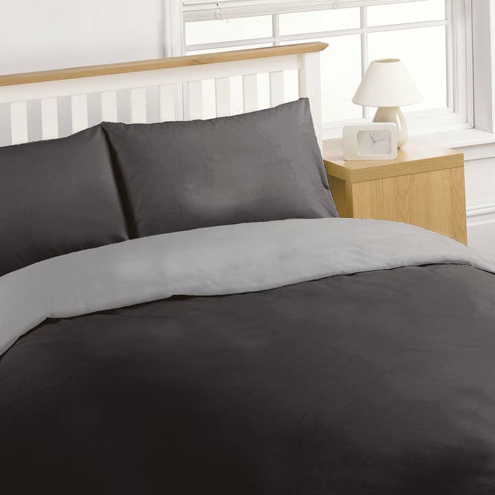 Percale Reversible Polycotton Quilt Cover for wholesale by Rapport Home Furnishings Limited