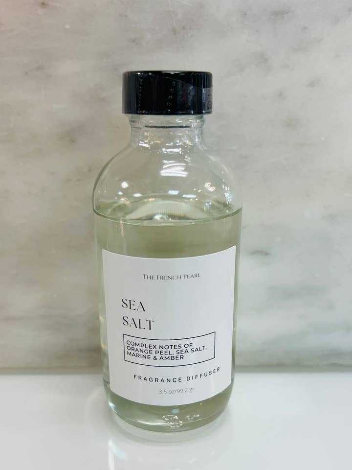 Sea Salt Home Fragrance Reed Diffuser for wholesale by The French Pearl