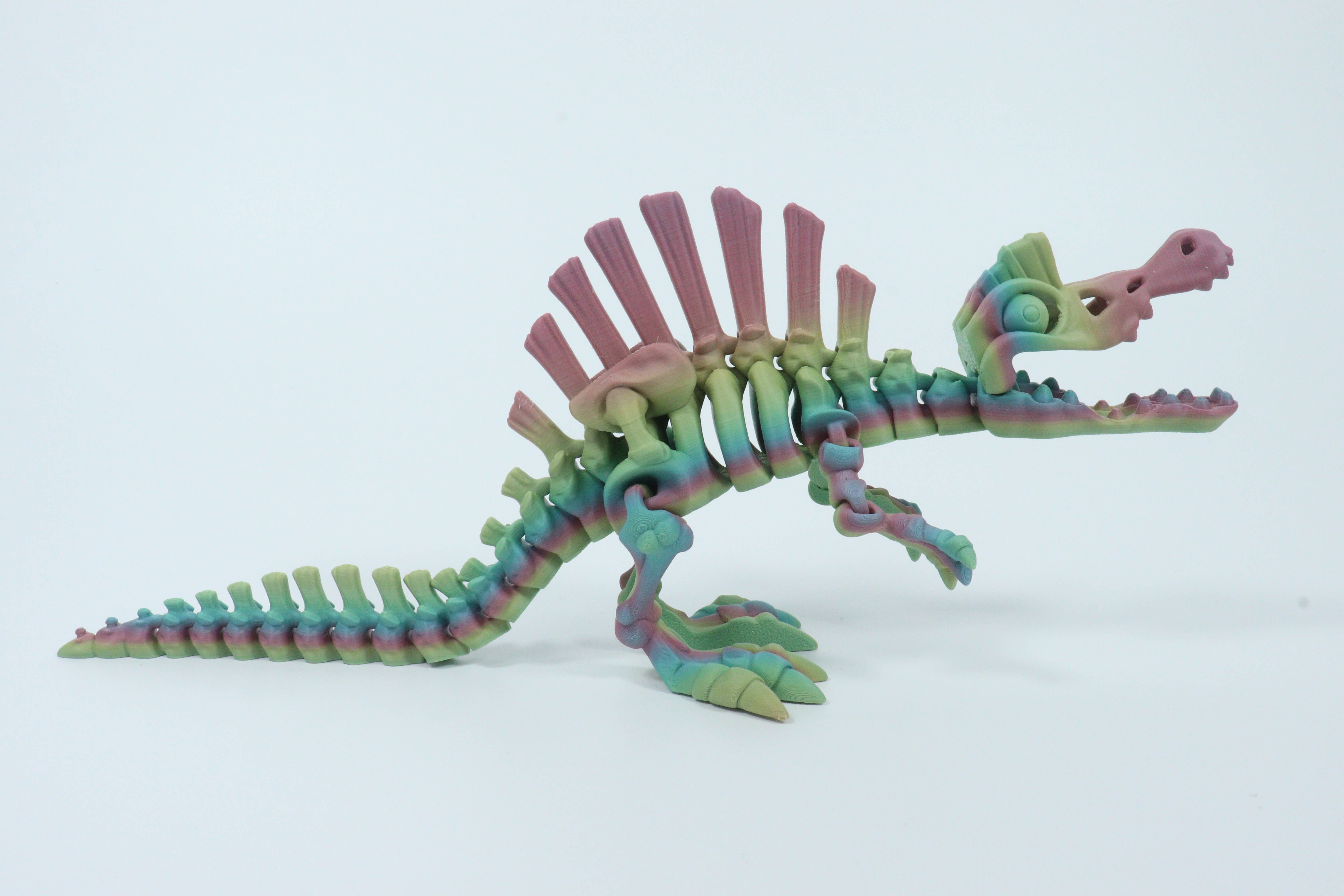 MrSpinner - Wholesale Figurine Toy - Kids - Boneyard Buddies - Spinosaurus Skeleton Dinosaur1