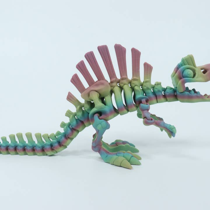 MrSpinner - Wholesale Figurine Toy - Kids - Boneyard Buddies - Spinosaurus Skeleton Dinosaur1