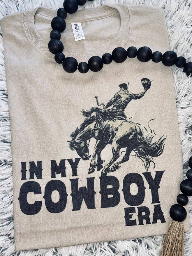 Tan In my cowboy era (Gildan T-Shirt) for wholesale on Faire0