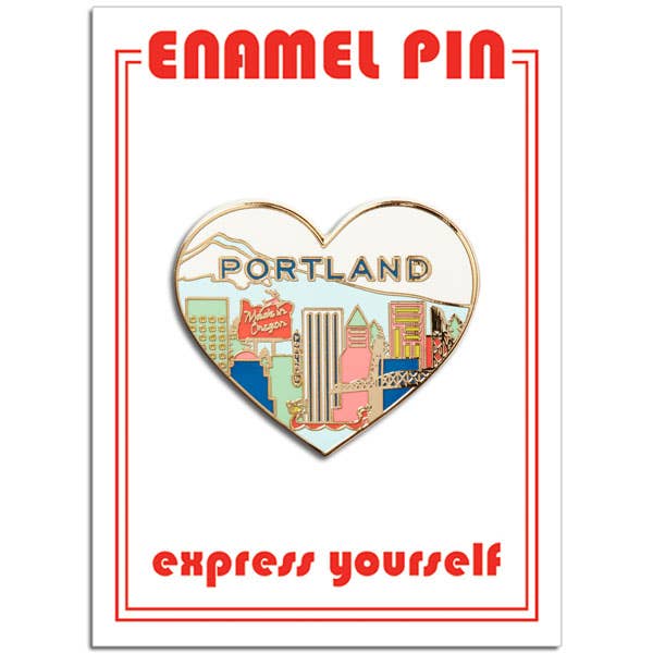 Someone in Portland Loves Me Portland Maine Skyline Heart Baby Onesie