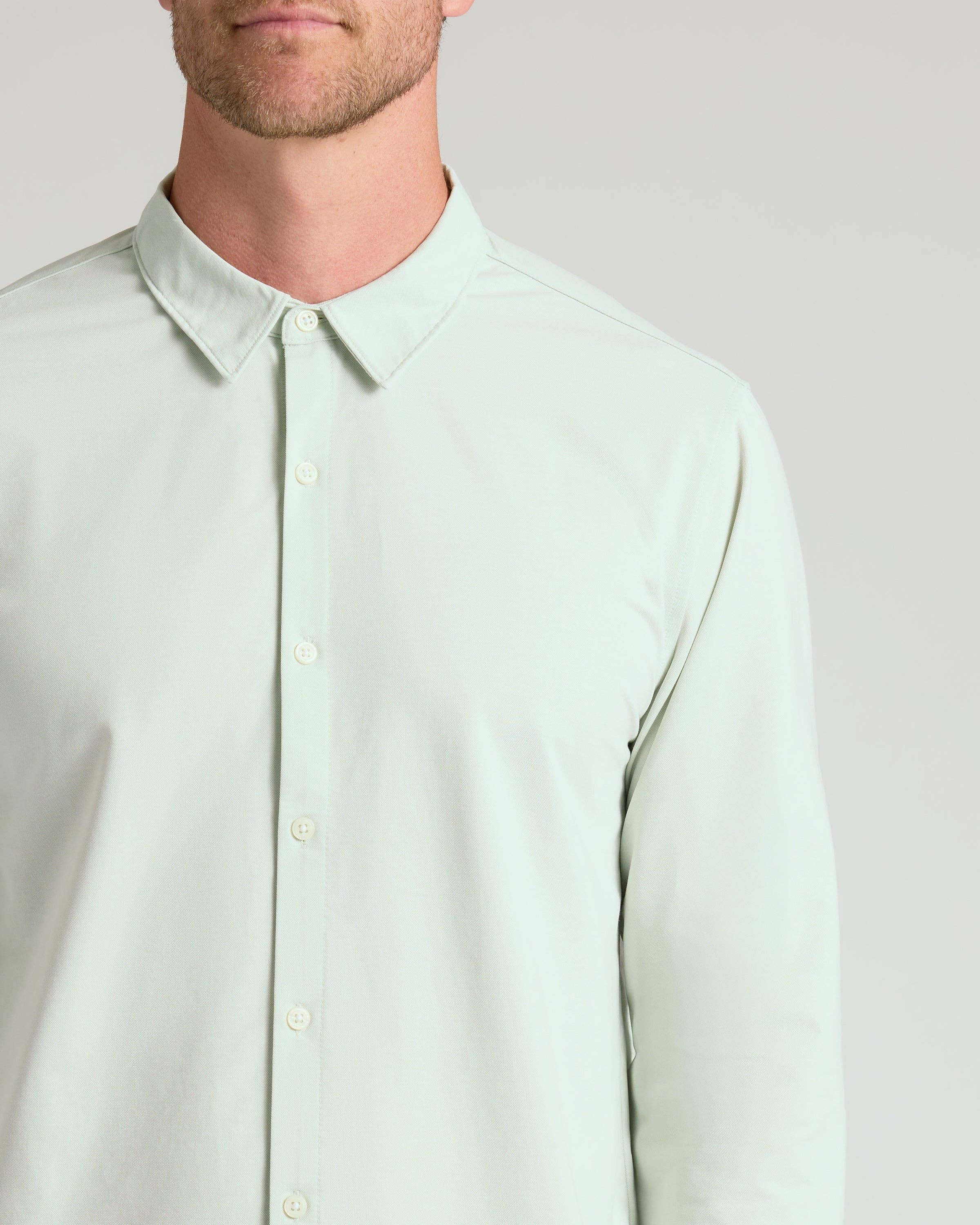 True Classic - Wholesale Button Down Shirt - Men's - Sprig Classic Stretch Oxford 2.02