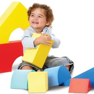 Edushape – Blocos - Crianças e bebés por atacado – Blocos gigantes de espuma Edushape - 32 peças1