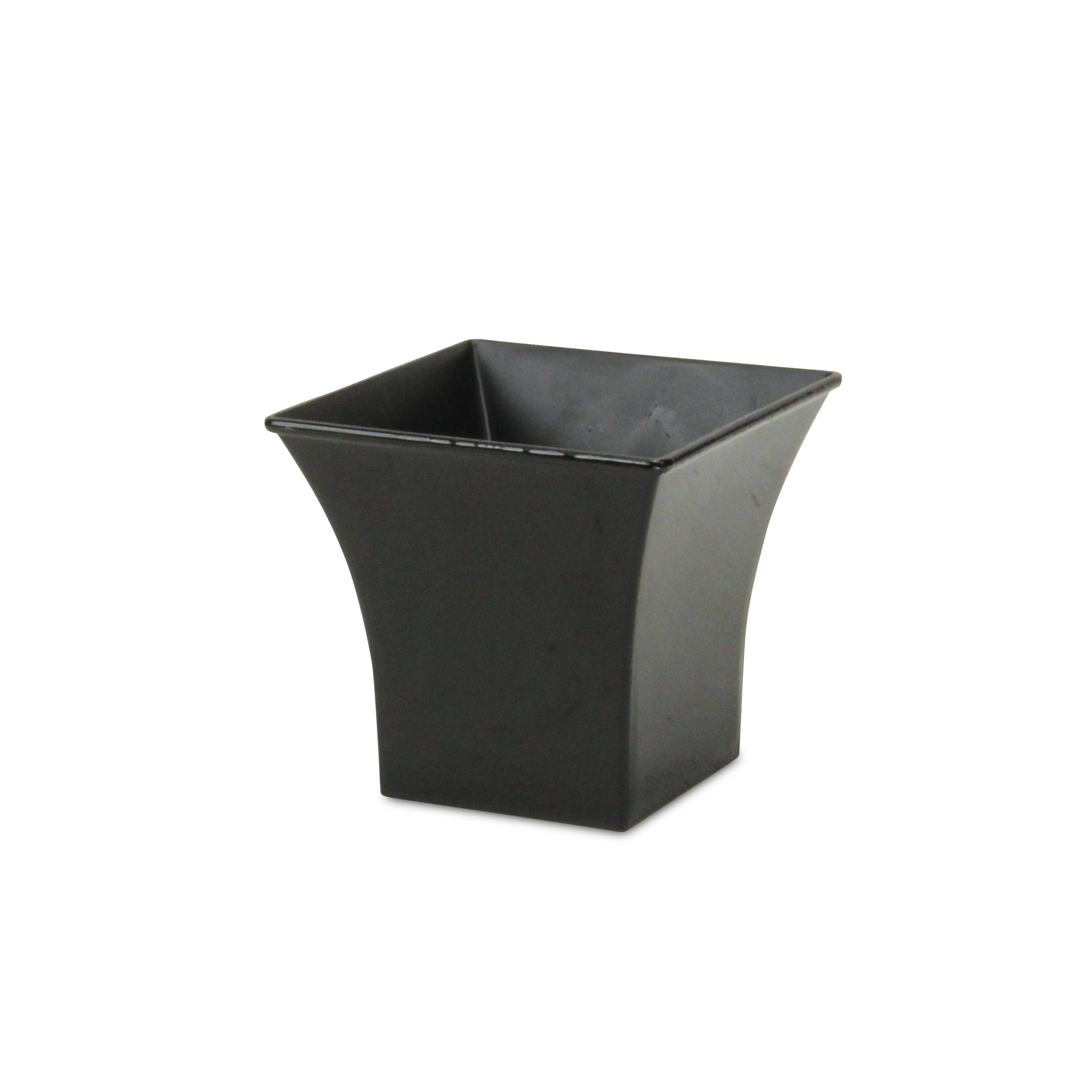 Cheungs Home Decor – wholesale Plant pot – 4.75 Inch Square Tapered Plastic Pot5