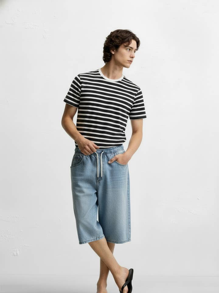 Hawks Bay Men's Stripe T-Shirt for wholesale by Hawk's Bay