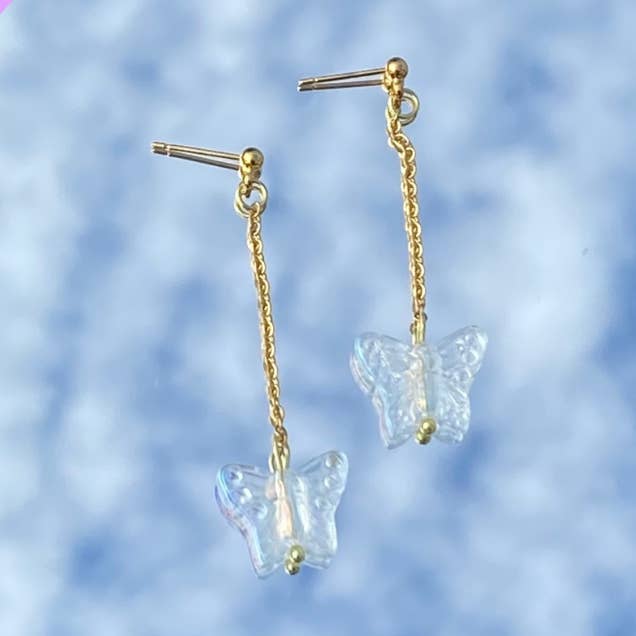 Avery Butterfly Dangles for wholesale by Jean's Garden