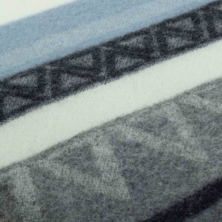 MoST - Vendita all'ingrosso Plaid - Coperta in lana TRIANGEL blu1