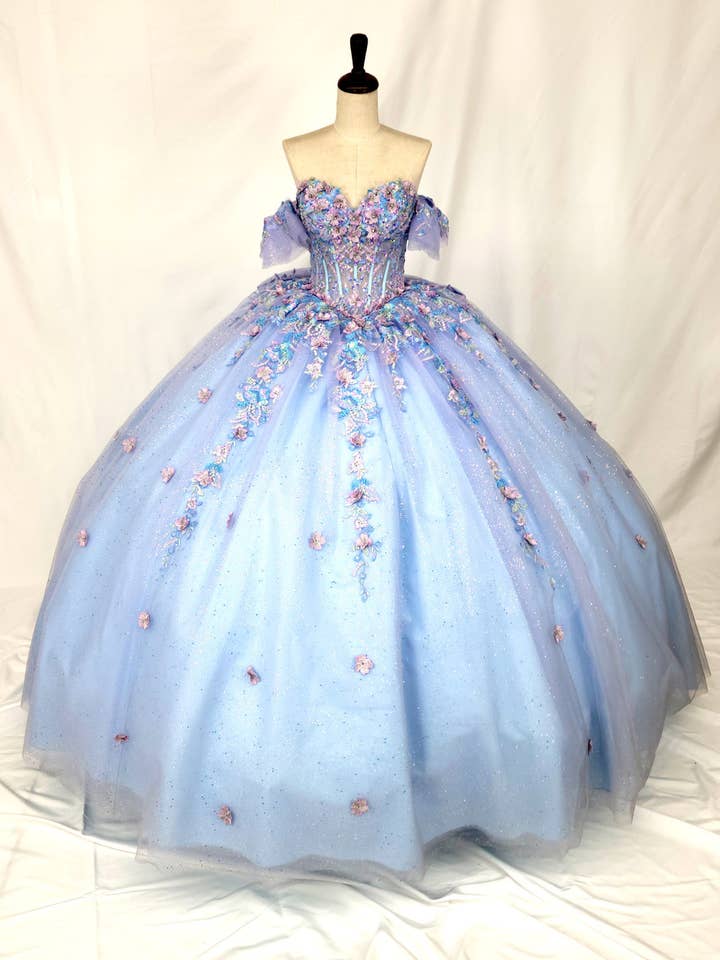 Off the Shoulder Quinceanera Dress With Flowers CHF3114 for wholesale by Chicas