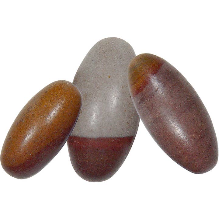 Rock Specimen 1.25-Inch Shiva Lingam (Pack of 6) for wholesale by Kheops International