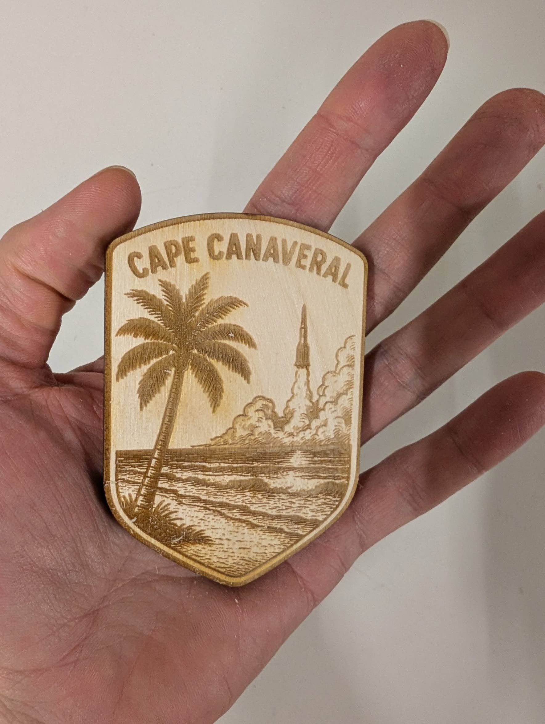 Orion Laser Creations - Wholesale Magnet - Handcrafted Wooden Patch Magnet – Custom Location & Design3