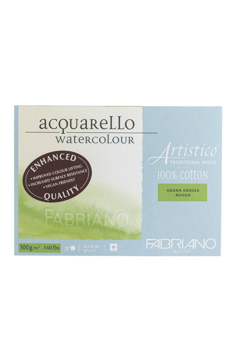 Chartpak, Inc. - Wholesale Sketchbook/Sketchpad - Fabriano Artistico Traditional White Watercolor Block35