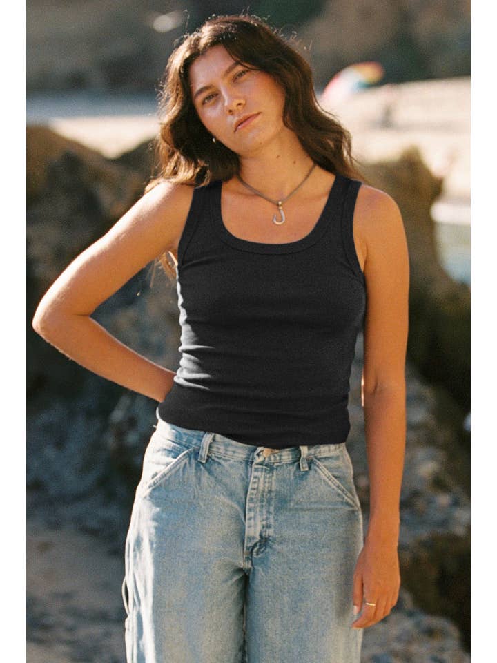 LA RELAXED - Wholesale Tank Top - Women's - Organic Rib Tank