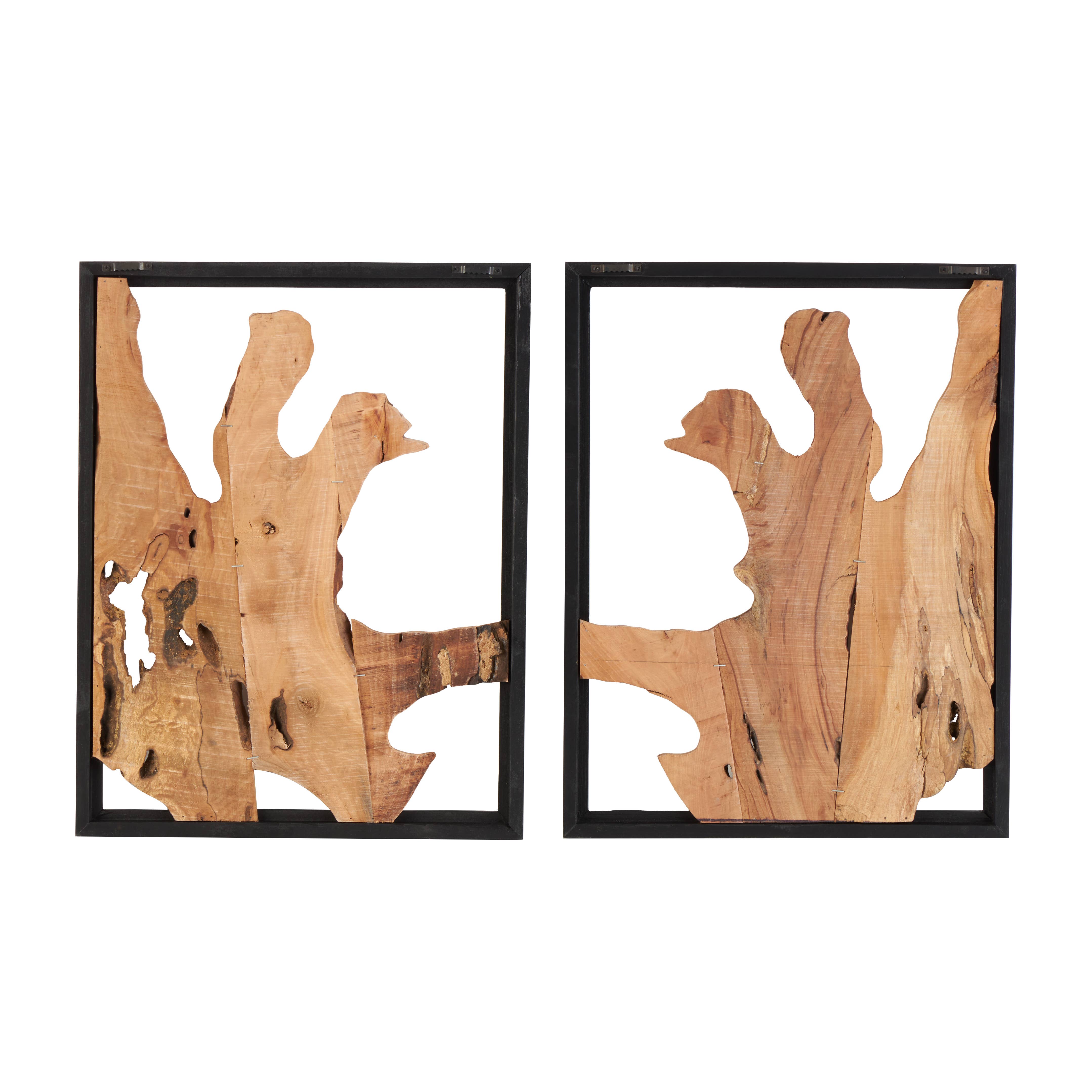 Deco Marché - Wholesale Gallery Wall Set - Natural Brown Wood Wall Decor Set5