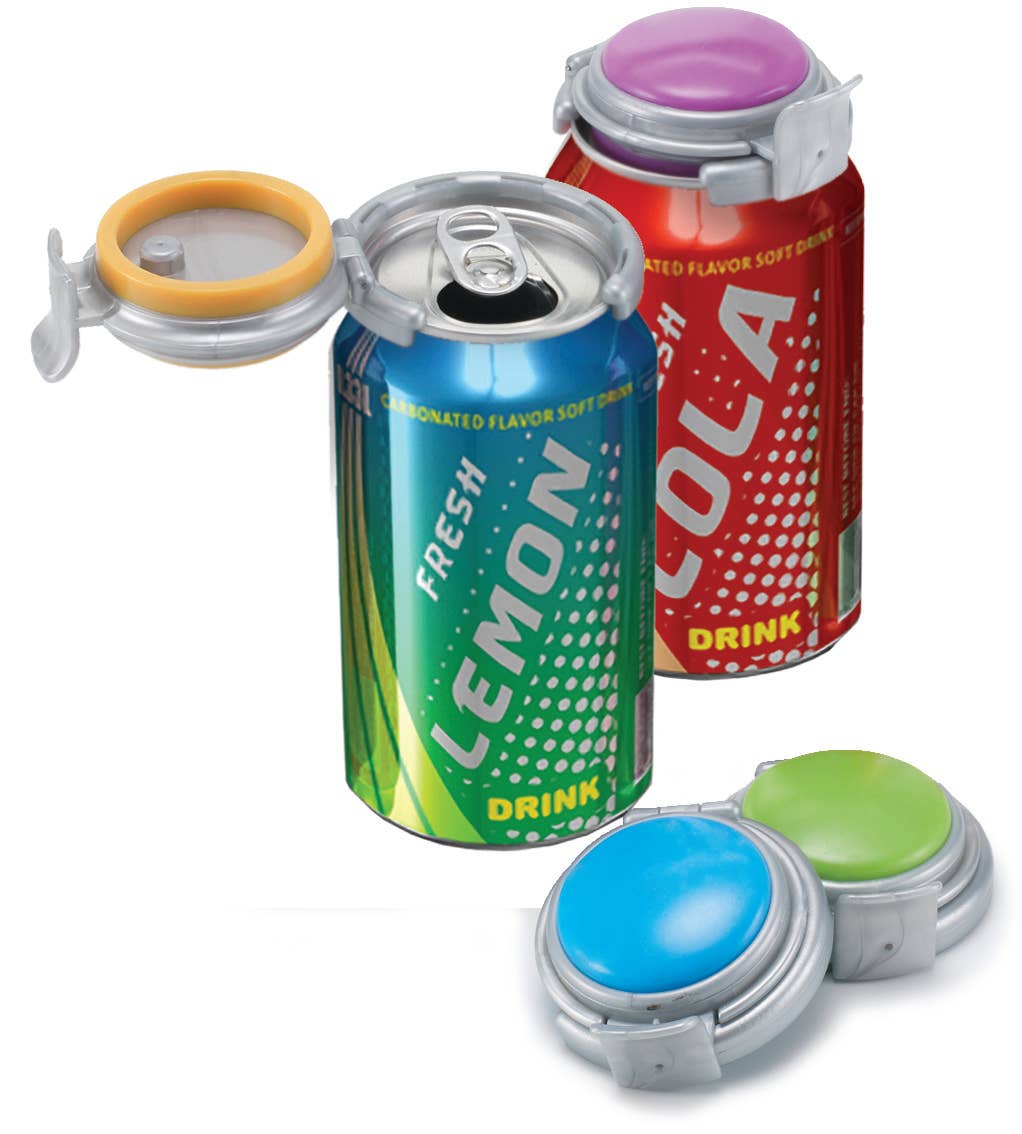 Jokari - Wholesale Kitchen Tool/Gadget - Jokari Can Pump – Repressurizing Flip-Top Lid for Soda Cans6