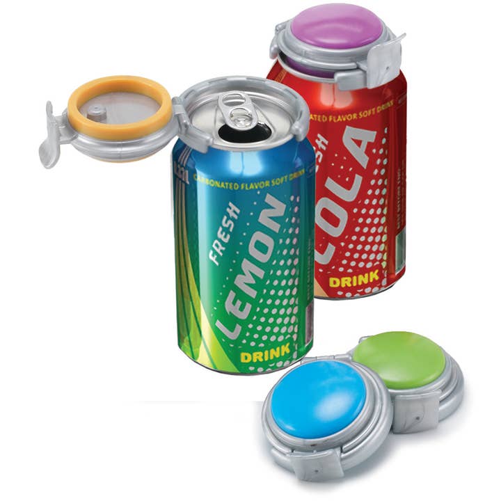 Jokari - Wholesale Kitchen Tool/Gadget - Jokari Can Pump – Repressurizing Flip-Top Lid for Soda Cans6