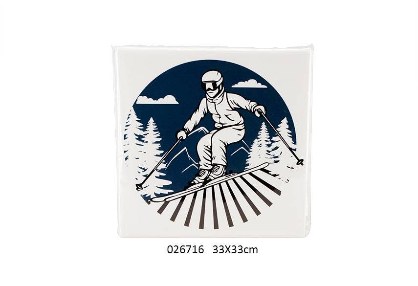 Faye - Wholesale Disposable Napkin - Pack of 20 'Serac' Paper Napkins 33 X 33 cm0