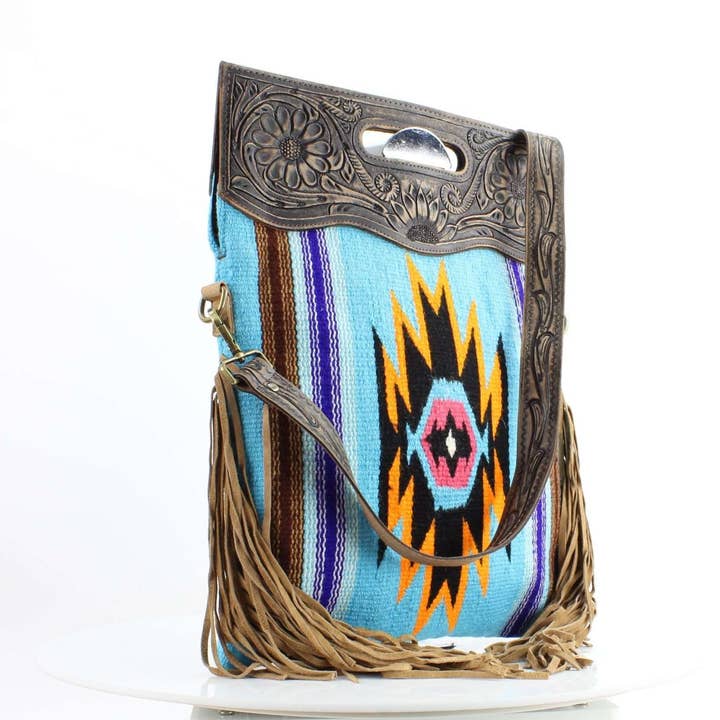 Leather Impressions Inc - Wholesale Tote bag – Women's - Colorful Serape Shopper #AB 178619