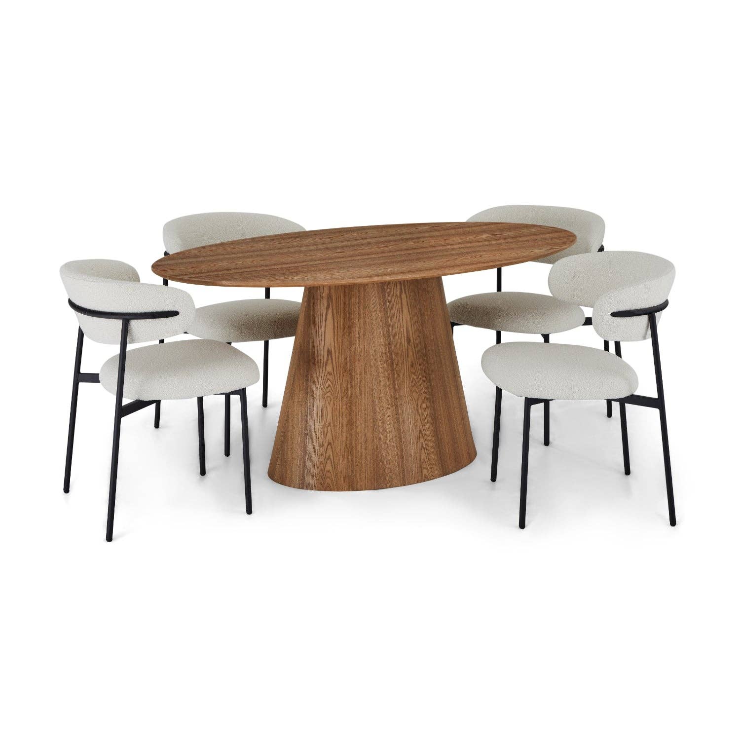 Furnhouse - Wholesale Coffee Table - Oval Dining Table Tango 160x90 Oak1