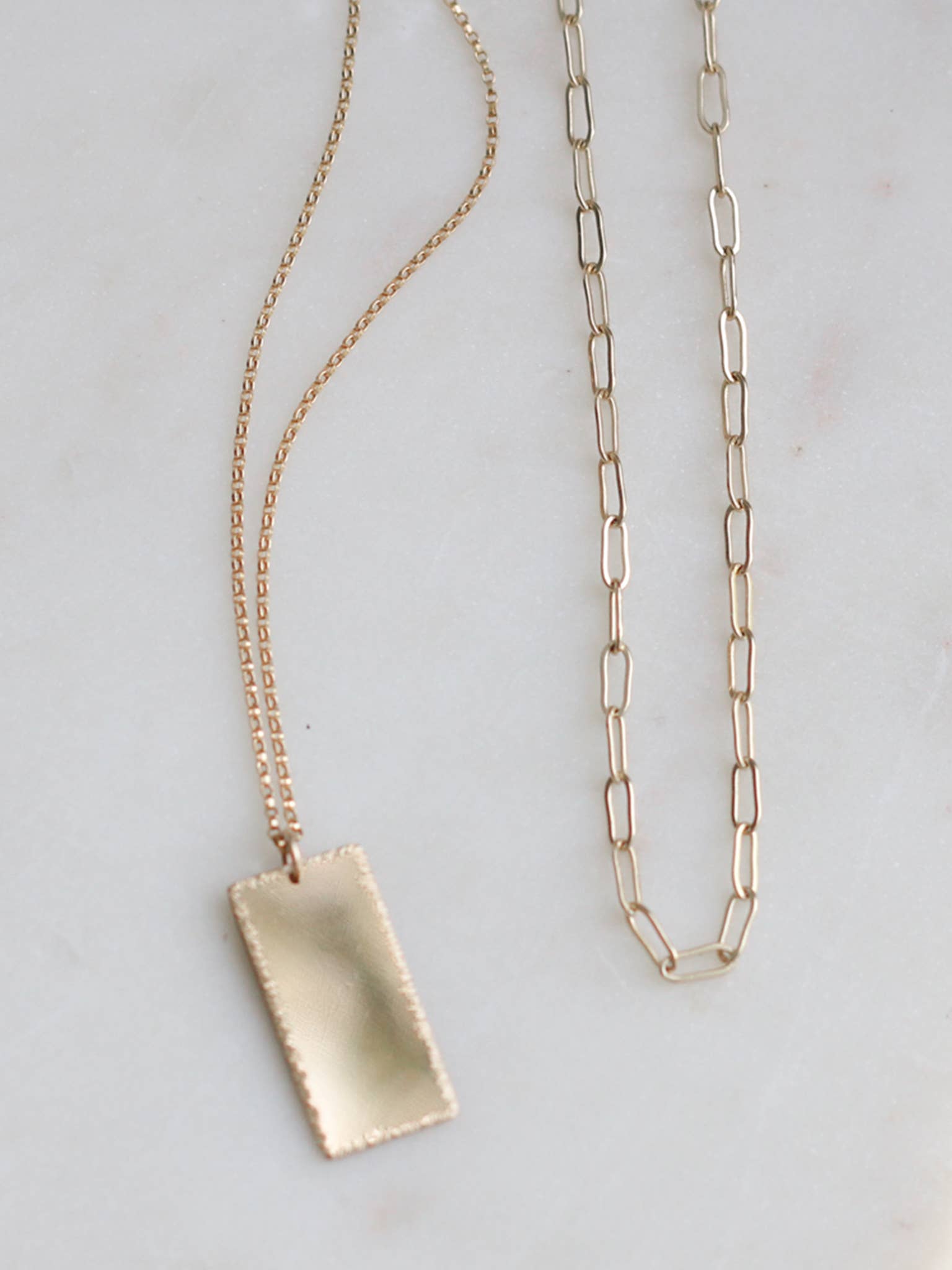 Co. Kind Jewelry - Vente Collier maille et chaîne - Collier chaîne à maillons/SM ou LG1