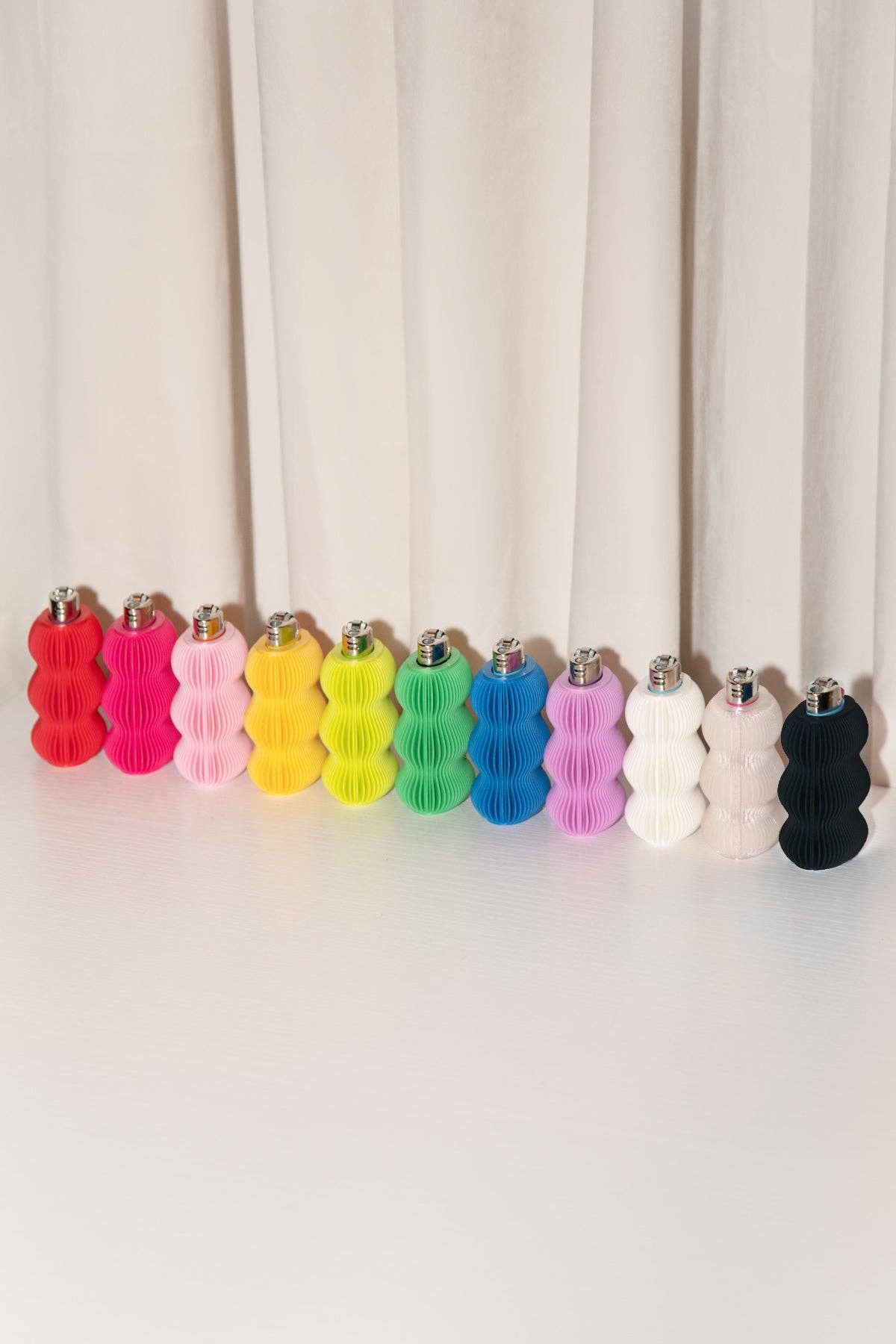 JOYTOAST – wholesale Tändare – Color Wave-tändarhölje *BIC INGÅR EJ*10