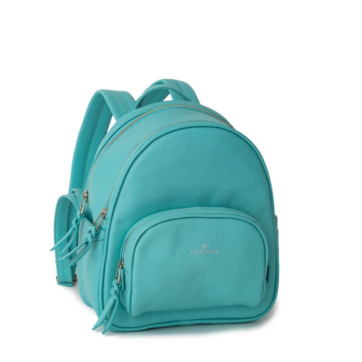 Leather Backpack - Lily Grace Blue for wholesale by Lily Grace Co.