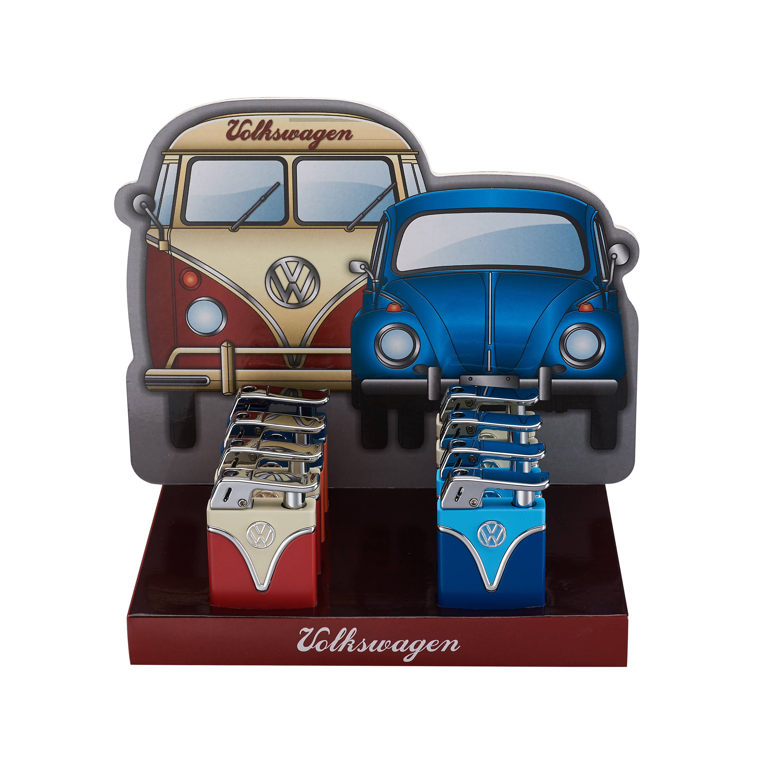 Champ by Polyflame - Venta al por mayor Encendedor - Exhibidor VOLKSWAGEN con 8 encendedores tipo tanque3