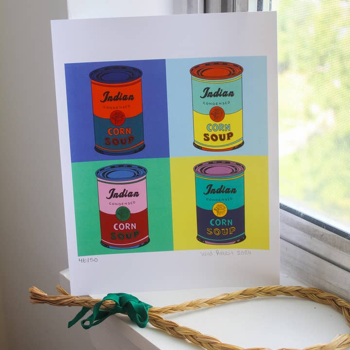 Wild Rabbit Beads - Wholesale Art Print - Art Print (Corn Soup)