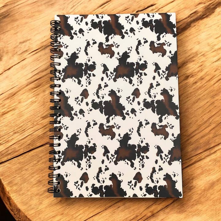 Western Linens - Wholesale Notebook - Cowprint - Mini Notebook