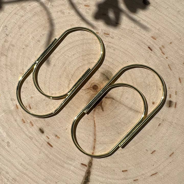 Large Gold Paperclips for wholesale by Honey & Pearl Paper