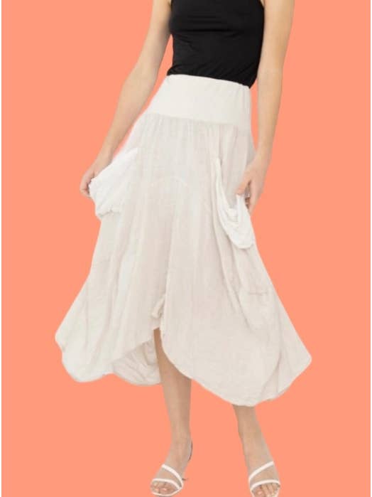 la maison des fibres naturelles - Wholesale Skirt - Women's - LINEN SKIRT 880167