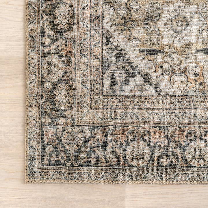 nuLOOM - Vente Tapis - Collection Hillstone Tapis de Zone Médaillon Vintage Traditionnel Deka4