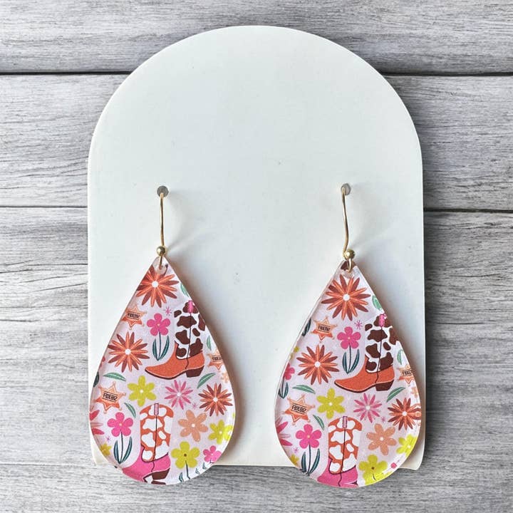 Cowgirl Oorbellen, Western, Country Oorbellen voor wholesale door The Boutique by Sarah