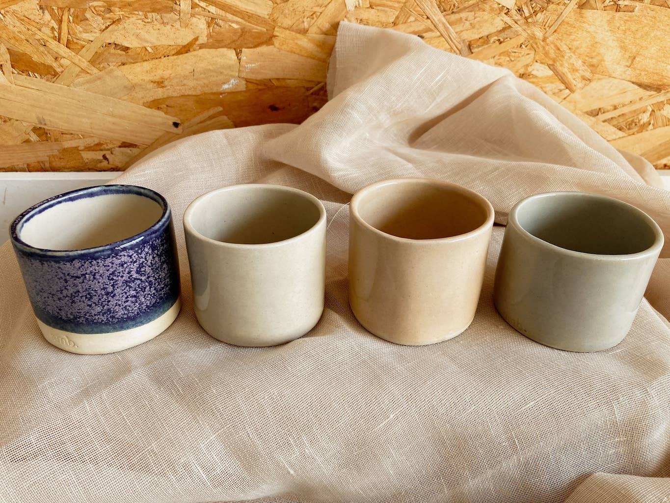 Set de 4 tasses en céramique blanche Fjord – Decoclico