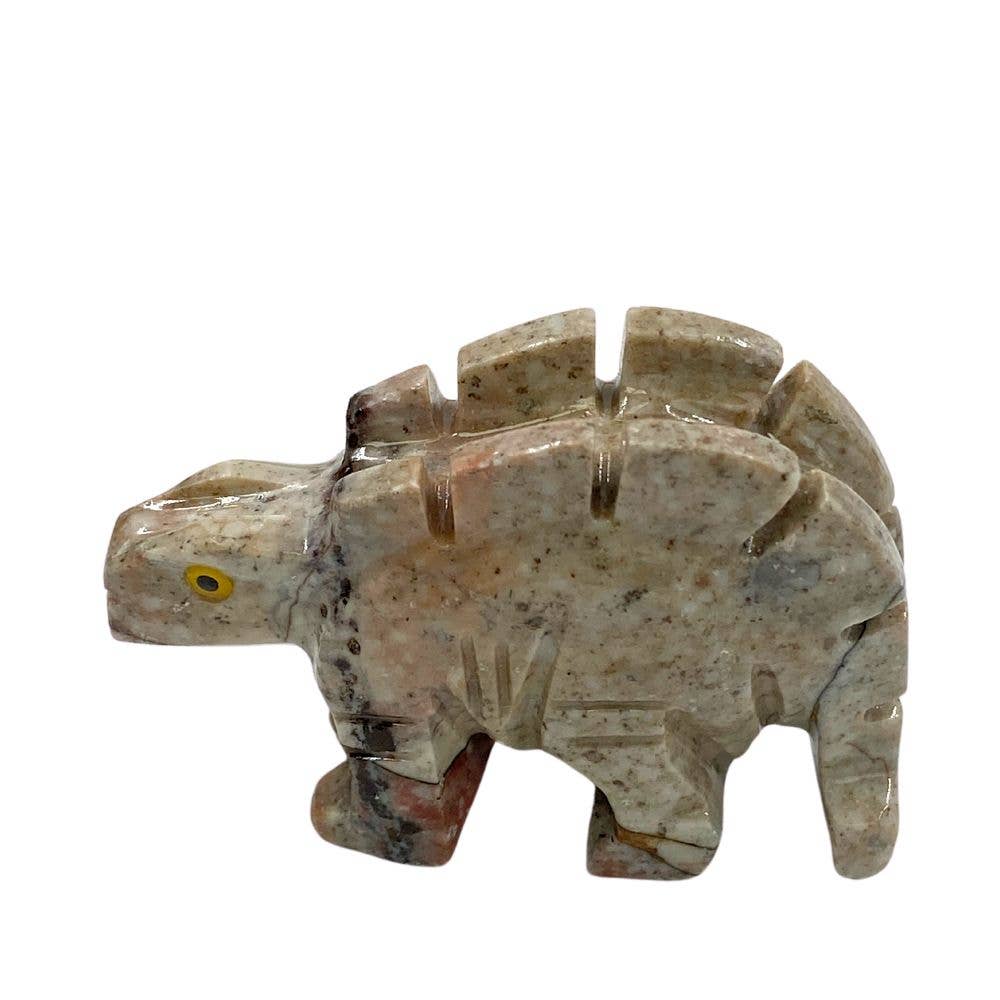 Earths Elements Wholesale - Wholesale Retailer Sample - Home Decor - Crystal Animal - Stegosaurus Soapstone3