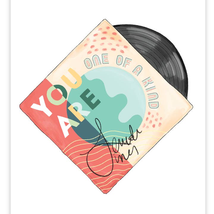 Lemon Lines - Wholesale Love Card - One Of A Kind Record0