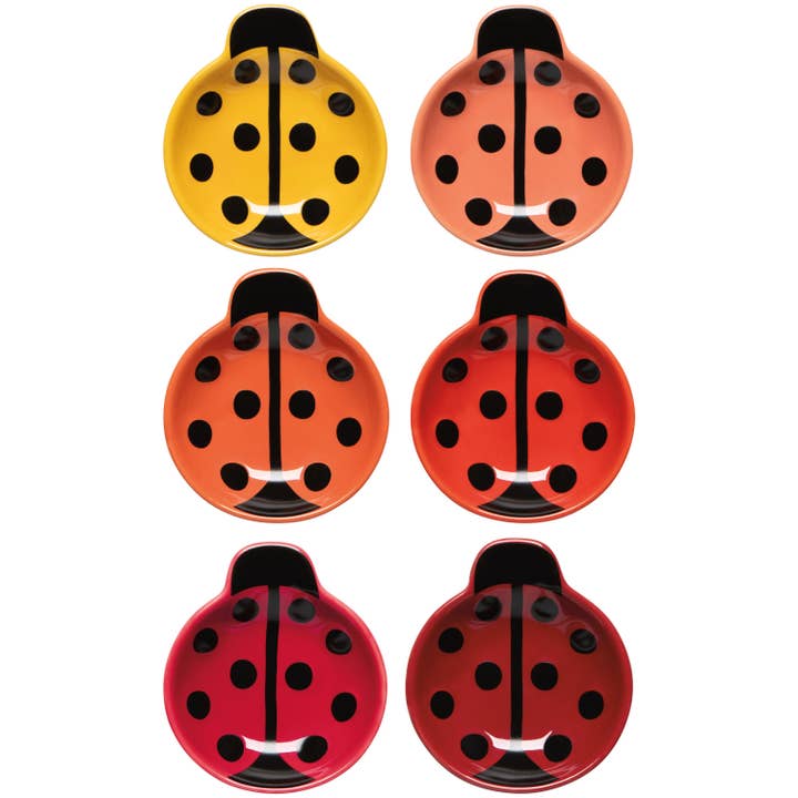 Ladybugs Pinch Bowls Set of 6 Assorted for wholesale by Danica Brands