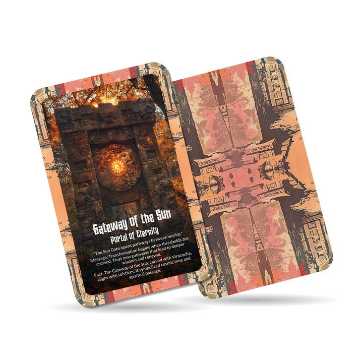 Ibiza Tarot USA - Wholesale Tarot Cards - Oracle of Tiwanaku: Lost Civilization Deck – 22 Cards1