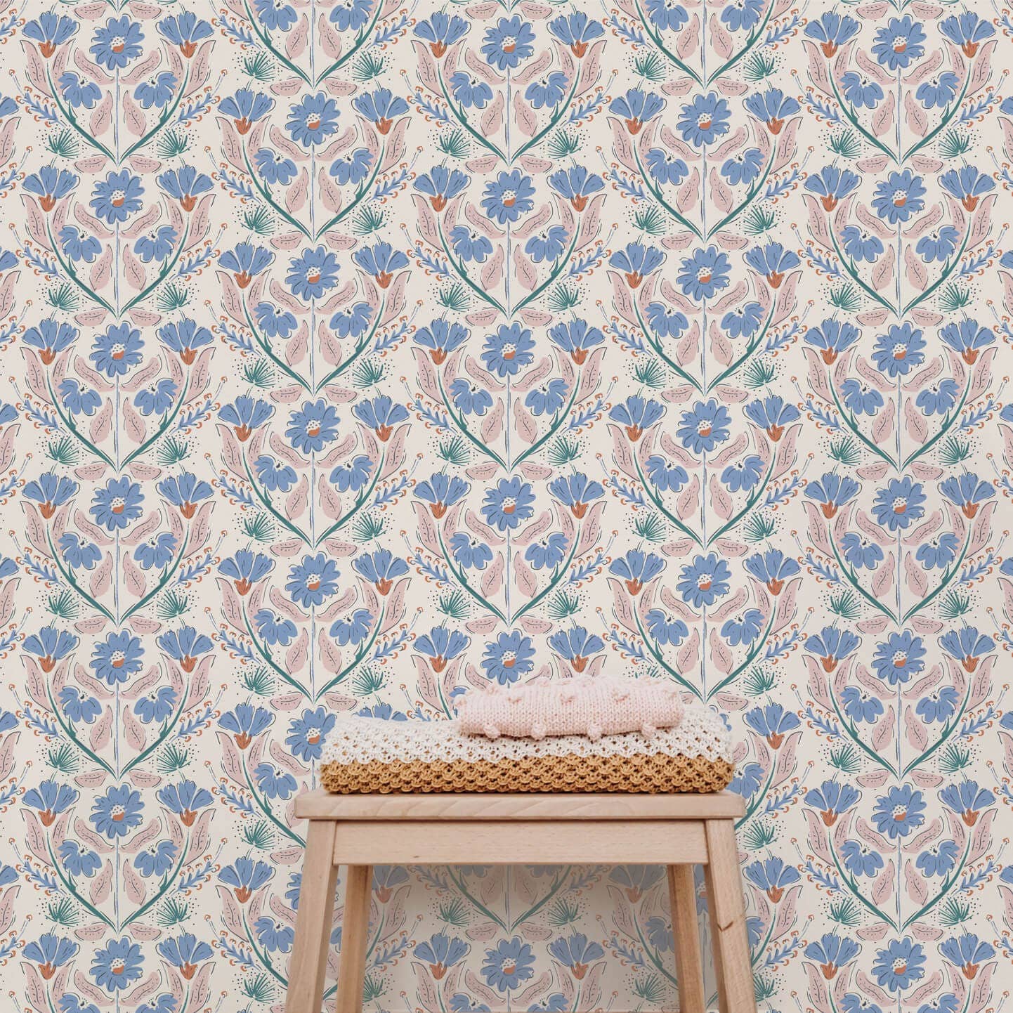 Minibeau - Wholesale Wallpaper - Floral Wallpaper | Autumn Floral Wallpaper | Boho Wallpaper3